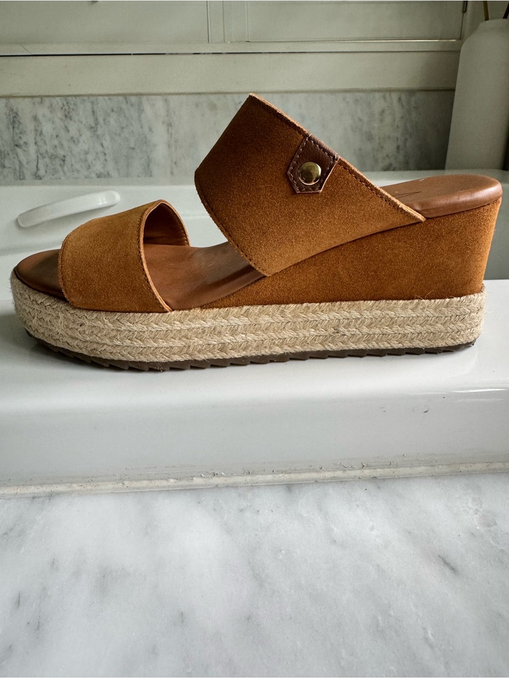 Joie Suede Espadrille Sandals Sz 9 in amazing condition
